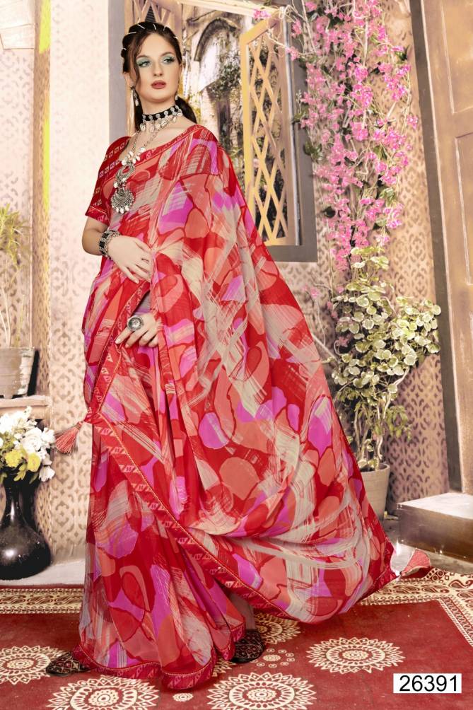 Shrimukhi By Vallabhi Readymade Blouse Georgette Party Wear Sarees Wholesale Online